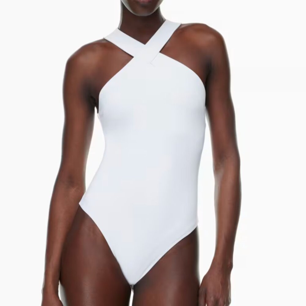 Aritzia Contour Criss Cross Bodysuit